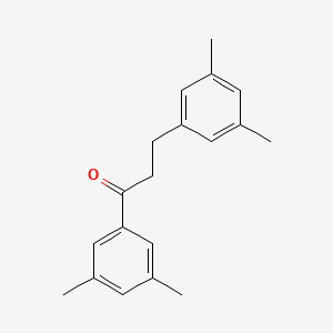 molecular formula C19H22O B1360647 3',5'-Dimethyl-3-(3,5-dimethylphenyl)propiophenone CAS No. 898780-72-8