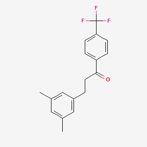 3-(3,5-Dimethylphenyl)-4'-trifluoromethylpropiophenone
