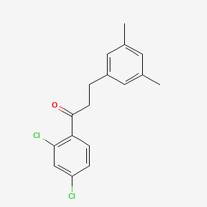 2',4'-Dichloro-3-(3,5-dimethylphenyl)propiophenone