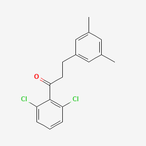 2',6'-Dichloro-3-(3,5-dimethylphenyl)propiophenone