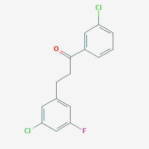 3'-Chloro-3-(3-chloro-5-fluorophenyl)propiophenone