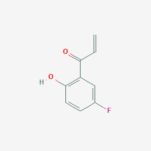 molecular formula C9H7FO2 B13606655 1-(5-Fluoro-2-hydroxyphenyl)-2-propen-1-one CAS No. 104147-78-6