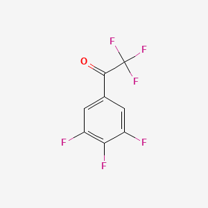 molecular formula C8H2F6O B1360682 2,2,2,3',4',5'-Hexafluoroacetophenone CAS No. 886369-68-2