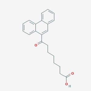 molecular formula C22H22O3 B1360689 8-Oxo-8-(9-phenanthryl)octanoic acid CAS No. 898766-09-1