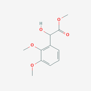 molecular formula C11H14O5 B13606921 Methyl 2-(2,3-dimethoxyphenyl)-2-hydroxyacetate 