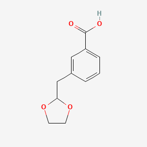 3-(1,3-Dioxolan-2-ylmethyl)benzoic acid