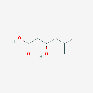molecular formula C7H14O3 B13606957 (3S)-3-hydroxy-5-methylhexanoic acid CAS No. 119639-03-1