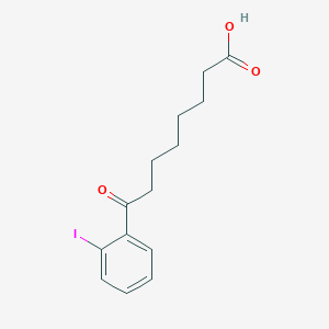 8-(2-Iodophenyl)-8-oxooctanoic acid