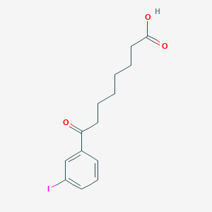 8-(3-Iodophenyl)-8-oxooctanoic acid