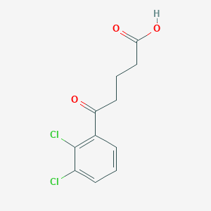 molecular formula C11H10Cl2O3 B1360701 5-(2,3-Dichlorophenyl)-5-oxovaleric acid CAS No. 898791-10-1