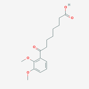 B1360709 8-(2,3-Dimethoxyphenyl)-8-oxooctanoic acid CAS No. 898792-35-3