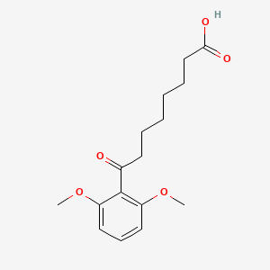 8-(2,6-Dimethoxyphenyl)-8-oxooctanoic acid