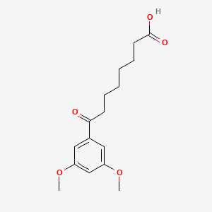 8-(3,5-Dimethoxyphenyl)-8-oxooctanoic acid