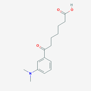 7-[3-(N,N-Dimethylamino)phenyl]-7-oxoheptanoic acid
