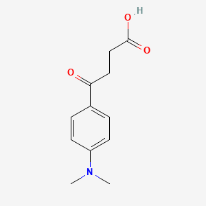 molecular formula C12H15NO3 B1360717 4-[4-(N,N-Dimethylamino)phenyl]-4-oxobutyric acid CAS No. 52241-00-6