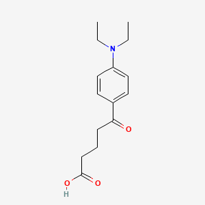 molecular formula C15H21NO3 B1360718 5-[4-(N,N-Diethylamino)phenyl]-5-oxovaleric acid CAS No. 951889-26-2
