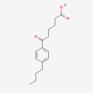 molecular formula C16H22O3 B1360724 6-(4-n-Butylphenyl)-6-oxohexanoic acid CAS No. 951892-09-4
