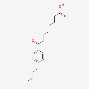 molecular formula C18H26O3 B1360726 8-(4-丁基苯基)-8-氧代辛酸 CAS No. 951892-15-2