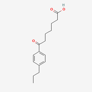 7-Oxo-7-(4-propylphenyl)heptanoic acid
