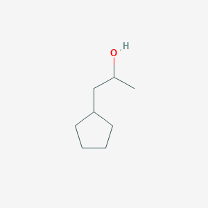molecular formula C8H16O B13607316 1-Cyclopentylpropan-2-ol 