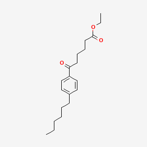 Ethyl 6-(4-hexylphenyl)-6-oxohexanoate