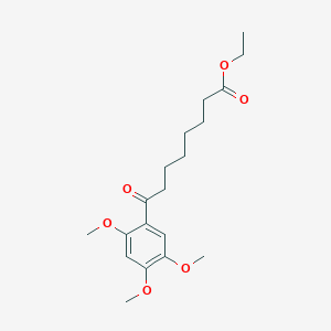 Ethyl 8-(2,4,5-trimethoxyphenyl)-8-oxooctanoate
