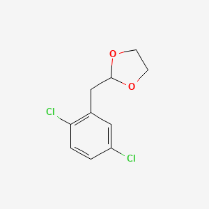molecular formula C10H10Cl2O2 B1360758 2,5-Dichloro(1,3-dioxolan-2-ylmethyl)benzene CAS No. 898759-15-4
