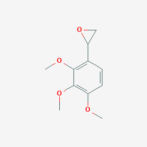 molecular formula C11H14O4 B13607624 2-(2,3,4-Trimethoxyphenyl)oxirane 