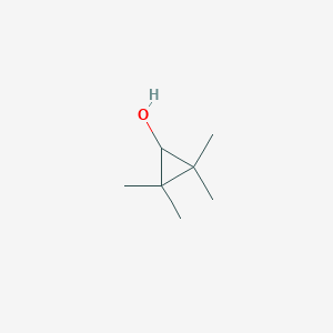 molecular formula C7H14O B13607645 2,2,3,3-Tetramethylcyclopropan-1-ol 