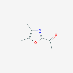 molecular formula C7H9NO2 B13607796 1-(4,5-Dimethyloxazol-2-yl)ethanone 