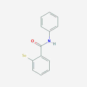 molecular formula C13H10NOSe B136078 2-Selenylbenzanilide CAS No. 139015-80-8