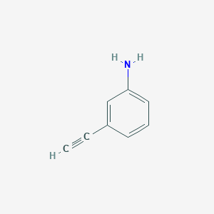 molecular formula C8H7N B136080 3-乙炔基苯胺 CAS No. 54060-30-9