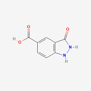 molecular formula C8H6N2O3 B1360815 3-Oxo-2,3-dihydro-1H-indazole-5-carboxylic acid CAS No. 787580-93-2