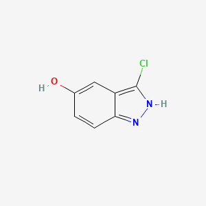 molecular formula C7H5ClN2O B1360820 3-Chloro-5-hydroxy-1H-indazole CAS No. 885519-34-6