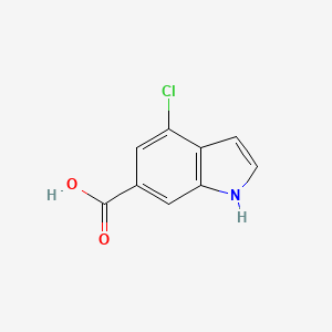 molecular formula C9H6ClNO2 B1360824 4-Chloro-1H-indole-6-carboxylic acid CAS No. 885520-25-2