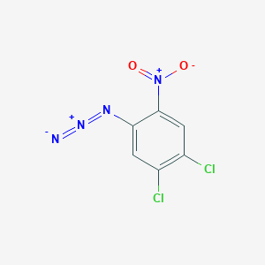 molecular formula C6H2Cl2N4O2 B13608247 1-Azido-4,5-dichloro-2-nitrobenzene 