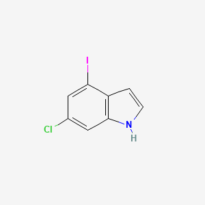 molecular formula C8H5ClIN B1360825 6-Chloro-4-iodo-1H-indole CAS No. 885520-46-7