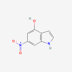 molecular formula C8H6N2O3 B1360826 6-nitro-1H-indol-4-ol CAS No. 885520-71-8