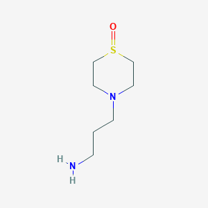 4-(3-Aminopropyl)-1lambda~4~,4-thiazinan-1-one