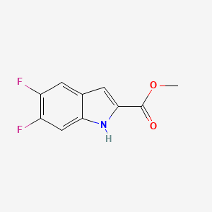 molecular formula C10H7F2NO2 B1360839 methyl 5,6-difluoro-1H-indole-2-carboxylate CAS No. 898746-30-0