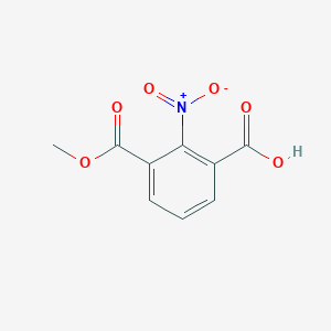 molecular formula C9H7NO6 B1360844 3-(Methoxycarbonyl)-2-nitrobenzoic acid CAS No. 861593-27-3