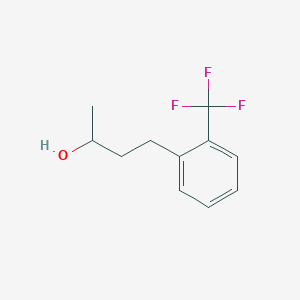 molecular formula C11H13F3O B13608504 4-(2-(Trifluoromethyl)phenyl)butan-2-ol 