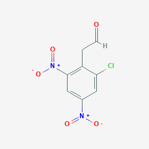 molecular formula C8H5ClN2O5 B1360868 2-(2-chloro-4,6-dinitrophenyl)acetaldehyde CAS No. 1000341-06-9