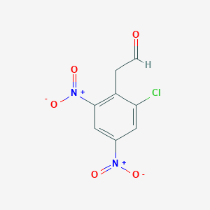 molecular formula C8H5ClN2O5 B1360868 (2-Chloro-4,6-dinitrophenyl)acetaldehyde CAS No. 1000341-06-9