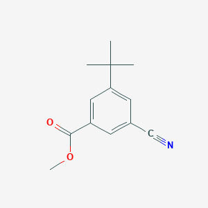 molecular formula C13H15NO2 B1360869 Methyl 3-tert-butyl-5-cyanobenzoate CAS No. 936801-70-6