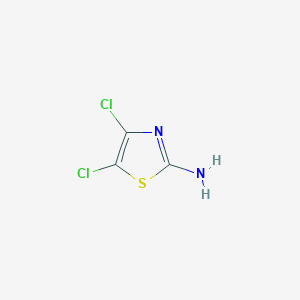molecular formula C3H2Cl2N2S B13608730 4,5-Dichloro-2-thiazolamine 