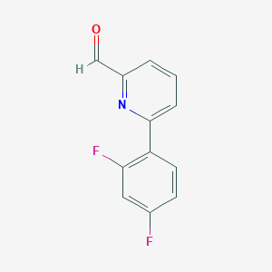 6-(2,4-Difluorophenyl)pyridine-2-carbaldehyde