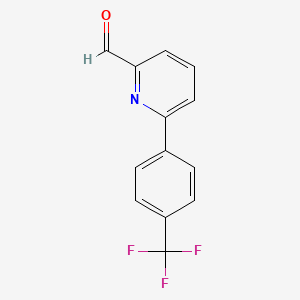 6-(4-(Trifluoromethyl)phenyl)picolinaldehyde