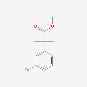 molecular formula C11H13BrO2 B1360885 Methyl 2-(3-bromophenyl)-2-methylpropanoate CAS No. 251458-15-8
