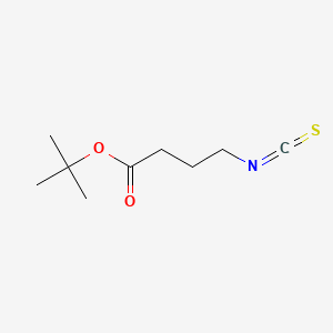 molecular formula C9H15NO2S B13608909 Tert-butyl 4-isothiocyanatobutanoate 